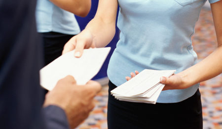 permiso para el reparto de publicidad