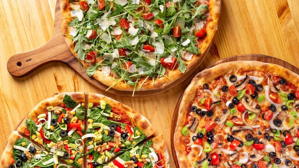 folletos de publicidad para pizzerías